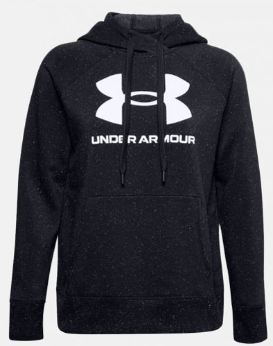 Джемпер Under Armour RIVAL FLEECE LOGO HOODIE 1356318-002 р. L черный