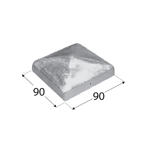 Ковпак Domax для стовпа 90х90х1 мм DK90