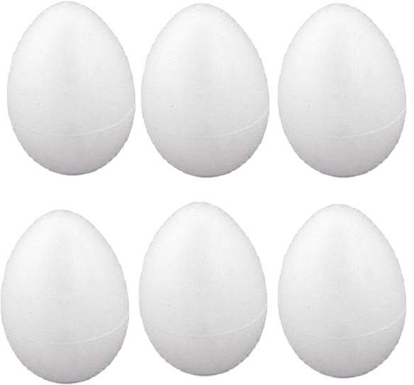 Набор декоративных яиц 6 см 4 шт 