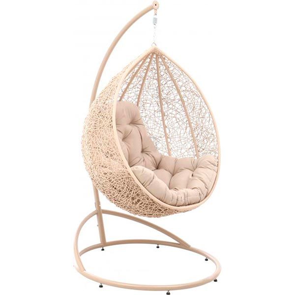 Кресло-кокон Джулия с подушкой бежевый