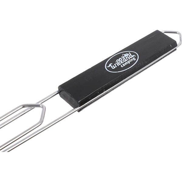 Решетка-гриль Grilland для гамбургеров хромированная 60х35х25 см BQ2104