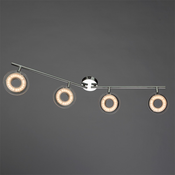 Спот Arte Lamp A8971PL-4CC FASCIO LED 4x5 Вт хром 