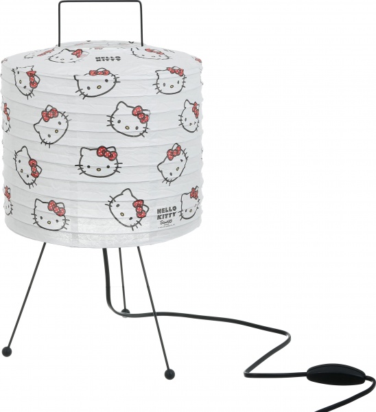 Настольная лампа Corep Hello Kitty 1x60 Вт E14 белый с принтом 