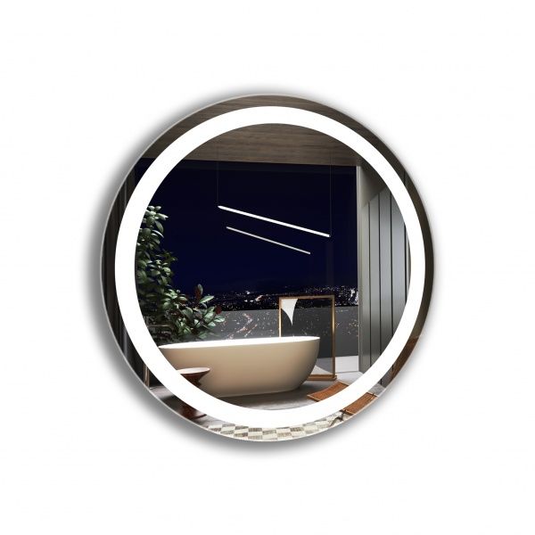 Дзеркало SG коло 6-37 D600 з LED-підсвіткою 