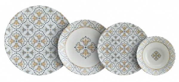 Тарілка глибока Embroidery Pino 20 см Bonna