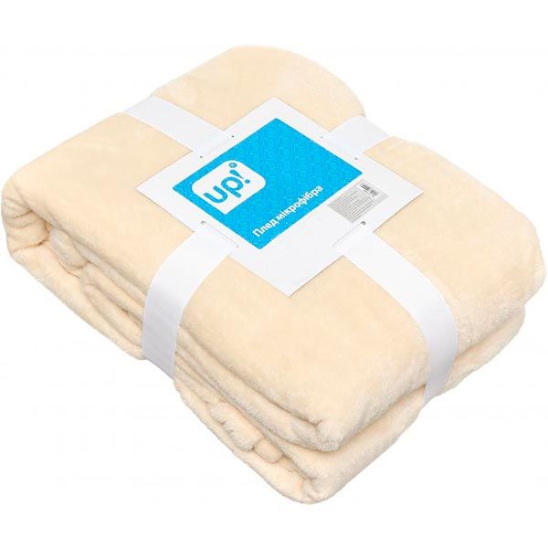 Плед мікрофібра Underprice молочний 160x200 см 51918499