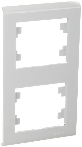Рамка двомісна Makel Manolya вертикальна білий
