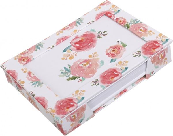 Папір для нотаток у підставці Фоторамка Піони