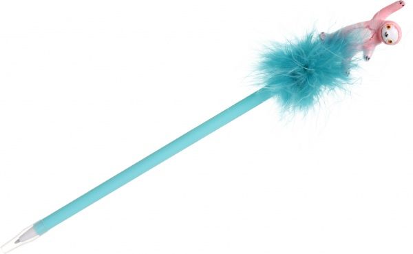 Ручка шариковая Nota Bene с пушком Ленивец 