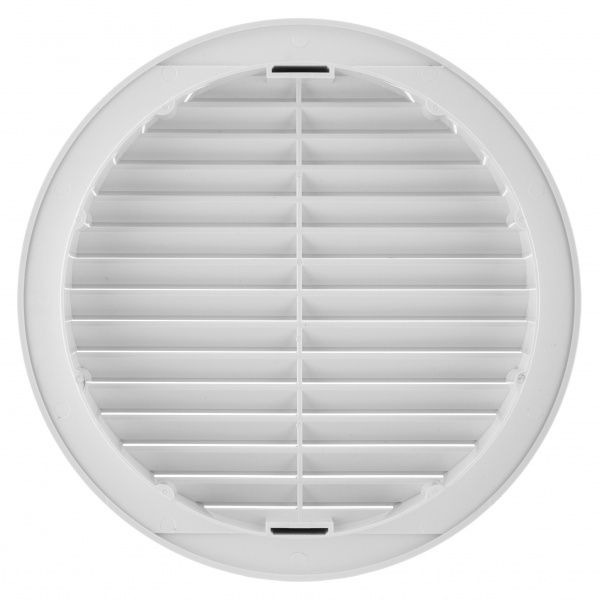 Гратка для вентиляції MiniMax 2204 d180 х d150 мм пластик білий 