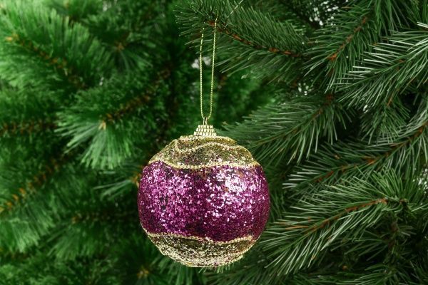 Куля пінопластова мала d90 бузковий