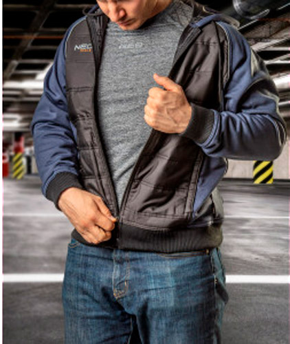 Футболка с длинным рукавом NEO tools р. M 81-660 серый