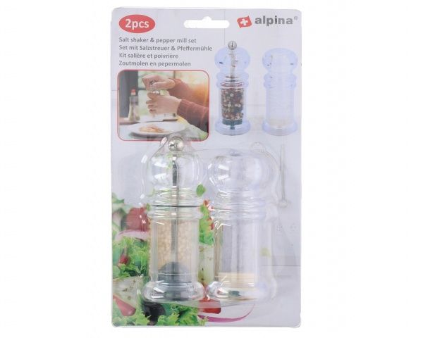 Набор мельниц для соли и перца 10х4,3 см AL 11339 Alpina®