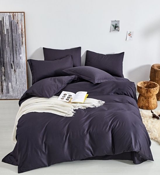 Комплект постельного белья 1.5 черный Word of Dream 