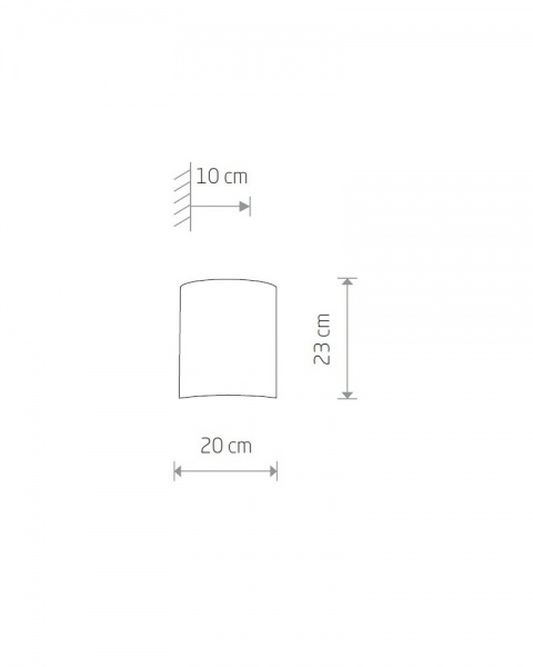 Бра Nowodvorski Alice 1x60 Вт E27 серый 6812 