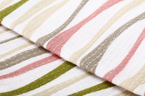 Набір рушників кухонних вафельних Хвиля 2 шт. 45x60 см салатовий Homeline 