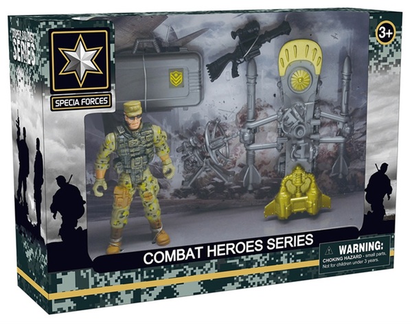 Іграшковий набір DIY TOYS Фігурка військового з обладнанням 6809368