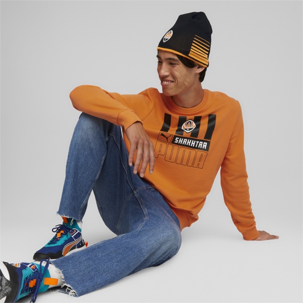 Шапка Puma FCSD Reversible Beanie 2356501 р.one size черный