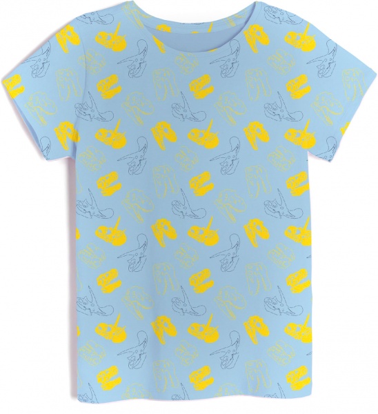 Футболка для хлопчиків KOSTA р.134–140 блакитний 2275-4 