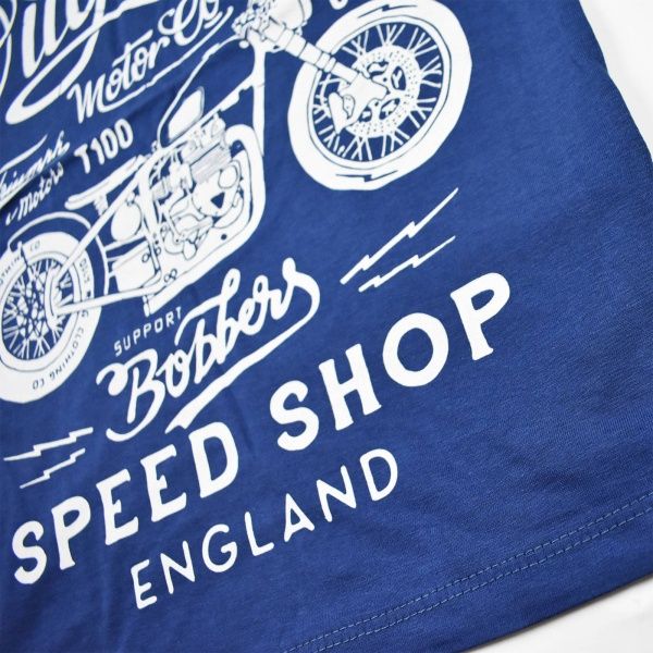 Футболка для мальчика AKKU Oil Ray р.104 синий 9131 