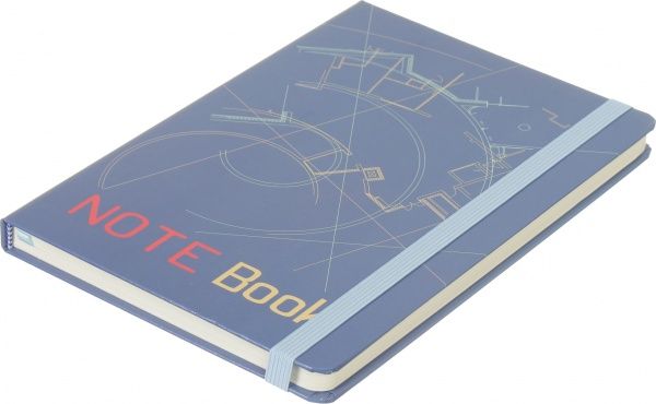 Книга для нотаток А5 у клітинку синій