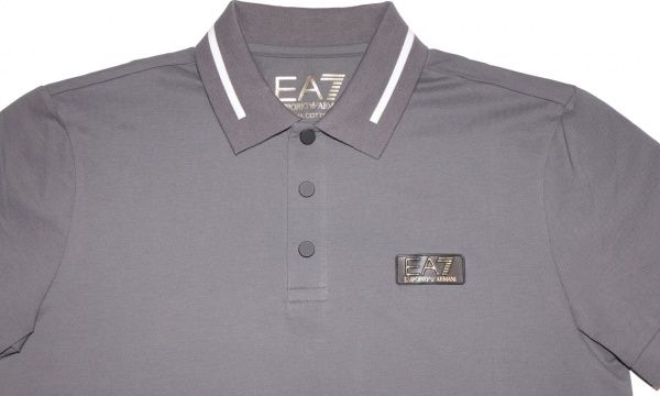 Поло EA7 Polo 3HPF36-PJ5AZ-1977 L сірий