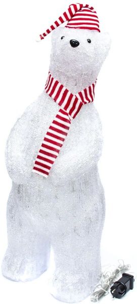 Фігурка з підсвіткою Девілон Ведмідь світлодіодна (LED) 160 ламп 73 см