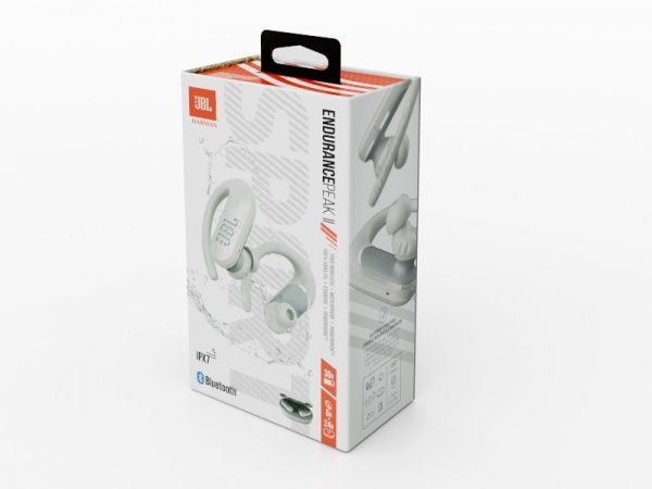 Навушники JBL Endurance Peak II white (JBLENDURPEAKIIWT) 