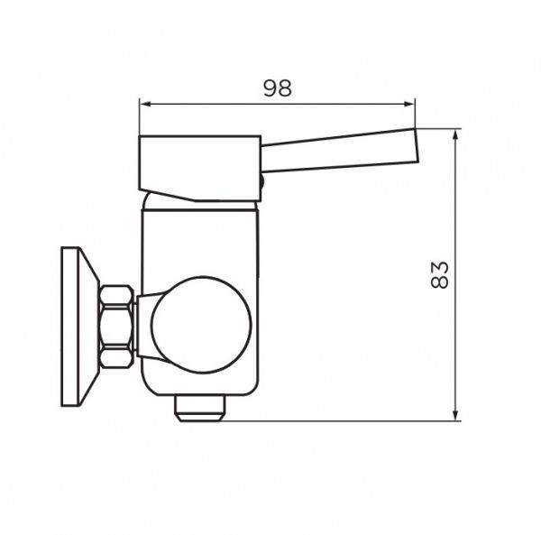 Змішувач для душу Damixa Origin Line 762000000