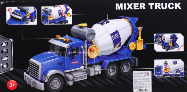 Бетонозмішувач Shantou інтерактивний 35х12х17 см блакитний 666-52P