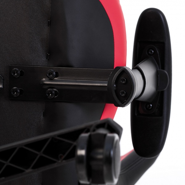 Крісло Nowy Styl HEXTER ML R1D TILT PL70 ECO/01 BLACK/RED FR чорний/червоний 