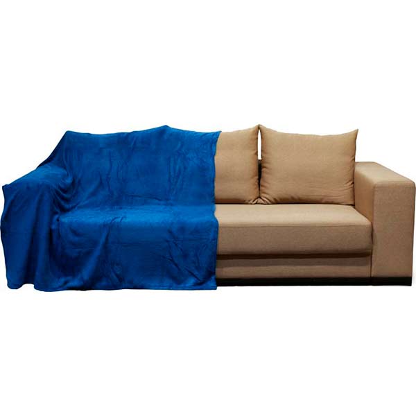 Плед мікрофібра Underprice Синій 160x200 см