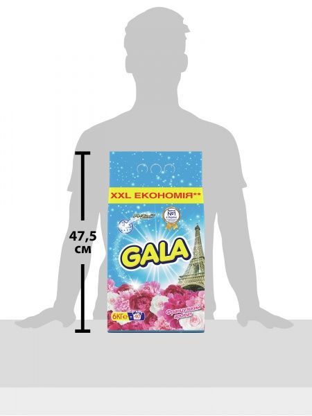 Пральний порошок для машинного прання Gala Французький аромат 6 кг