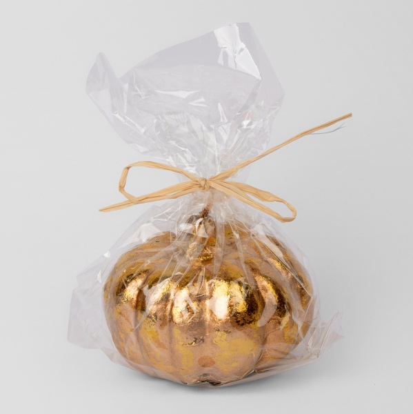 Свеча YES! Fun Тыква 8х6 см золото