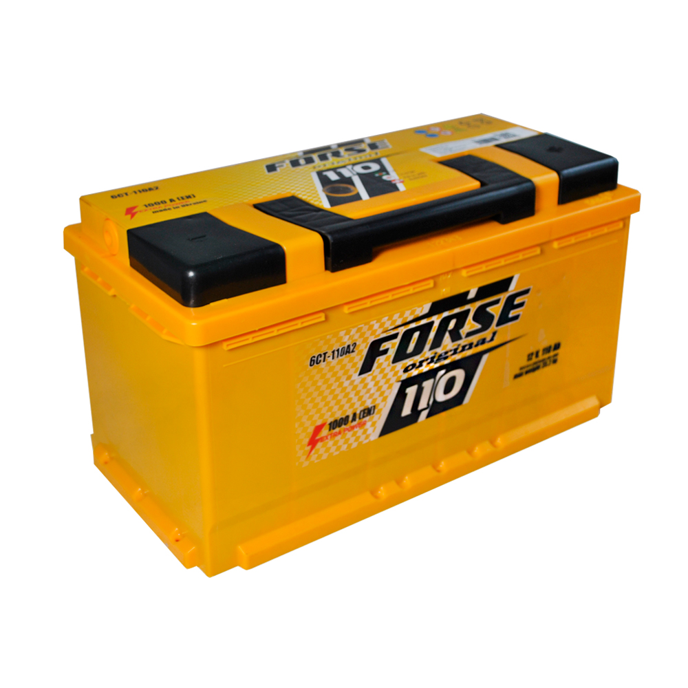 Аккумулятор автомобильный Forse 110Ah 1000A 12V 6СТ «+» справа