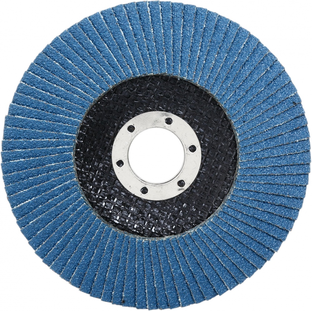 Круг пелюстковий LION торцевий по металу/нержавійці 125х22,23 мм 125 мм P80