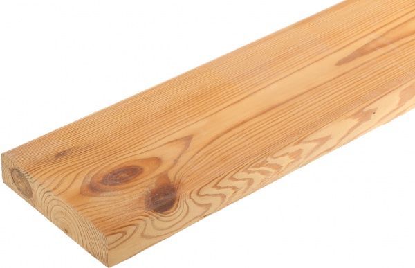 Дошка підлоги 30х130х3000 мм палубна термососна масло 2 шари
