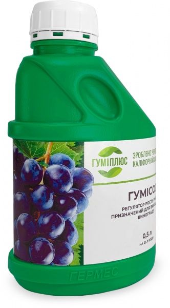 Стимулятор роста и развития растений Гуміплюс Гумисол для винограда 0,5 л