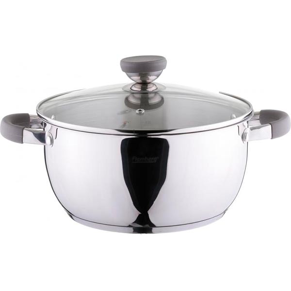 Кастрюля с крышкой Shine 5 л Flamberg