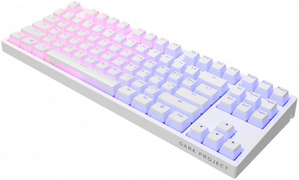Клавіатура ігрова Dark Project KD87A Pudding Gateron Mechanical Cap Teal (DP-KD-87A-107700-GTC) white 