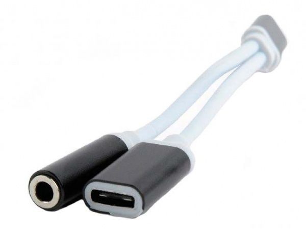 Адаптер Cablexpert USB Type-C - mini-jack 3,5 мм white (CCA-UC3.5F-02) 