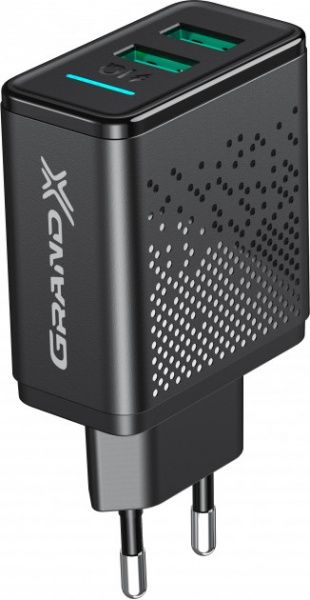 Зарядное устройство Grand-X CH-60 2 USB 5 В 3.1 A