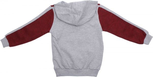 Свитшот ALG р.116 серо-красный 29554 