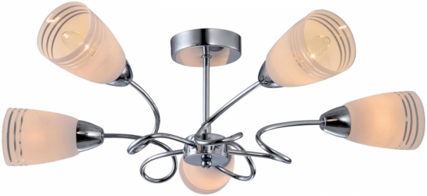 Люстра стельова Globo Vanlida 5xE14 хром 4600 