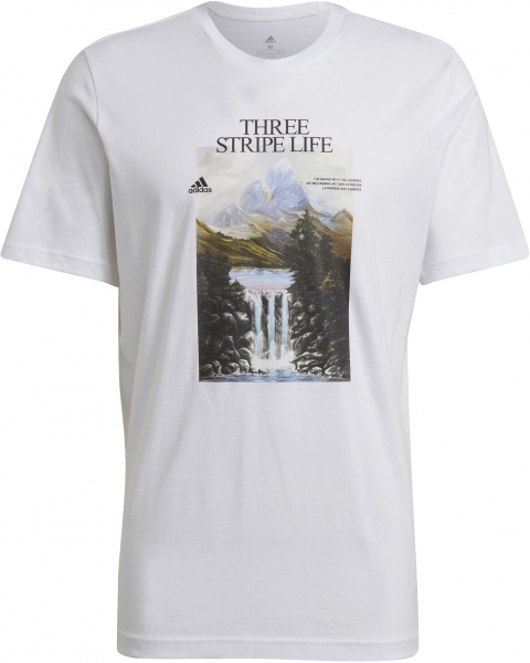 Футболка Adidas MOUNTAIN TEE M GN6851 р.S білий
