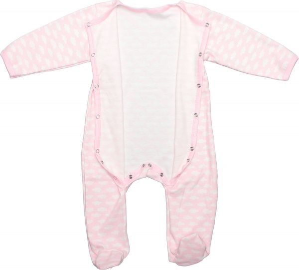 Комбинезон детский для девочки Маленькие люди тучки 9101-110 р.74 розовый 