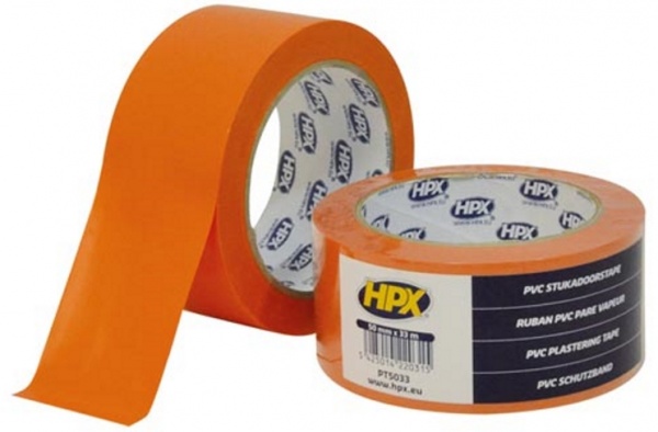 Лента малярная HPX ПВХ для штукатурки и бетона 33 м PT5033