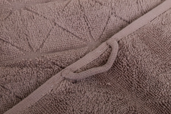 Рушник махровий Vente 70x140 см кавовий Karna 