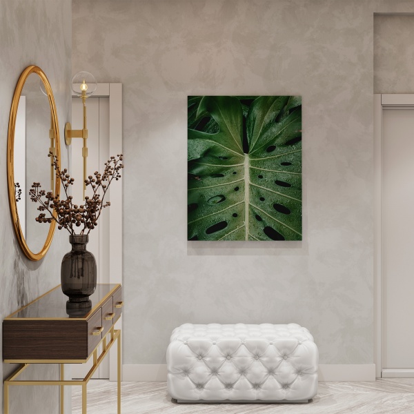 Картина на холсте Зеленые листья 50x70 см WS Holst 14082220,8 