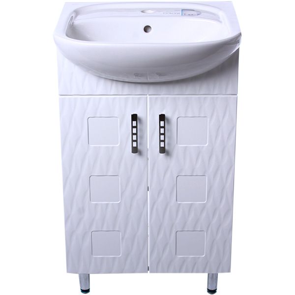 Тумба підлогова Aqua Rodos Ассоль 55 з умивальником Nova 55